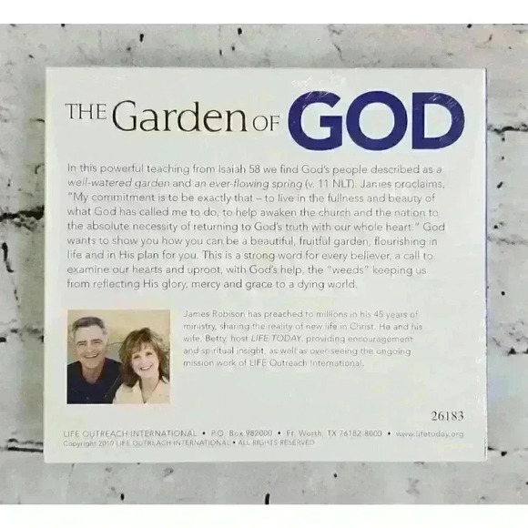 The Garden of God by James Robison (CD, 2010) Life Outreach International - NEW - Picture 2 of 6